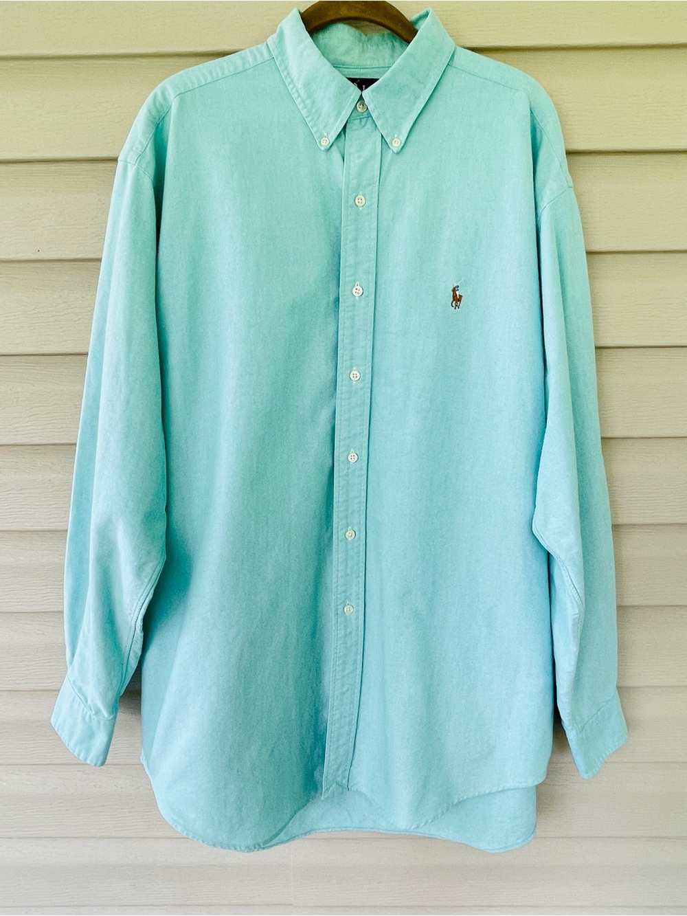 Polo Ralph Lauren Men’s Blake Light Aqua Shirt Size Large